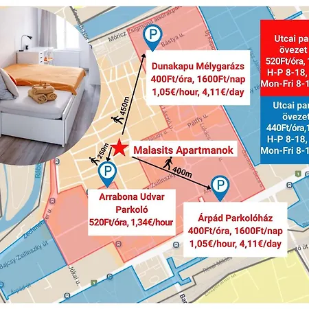 Malasits 2 Private With Shared Bathroom Дьёр